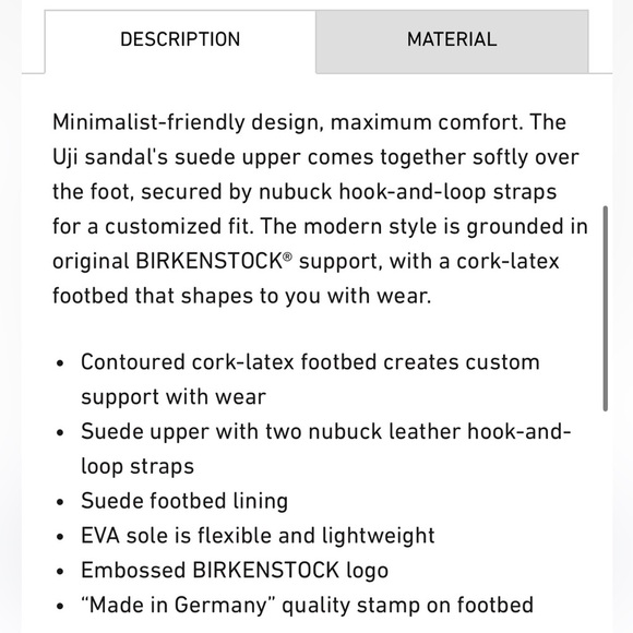 Birkenstock Uji Nubuck Suede Leather Size 8 NEW - Picture 5 of 14